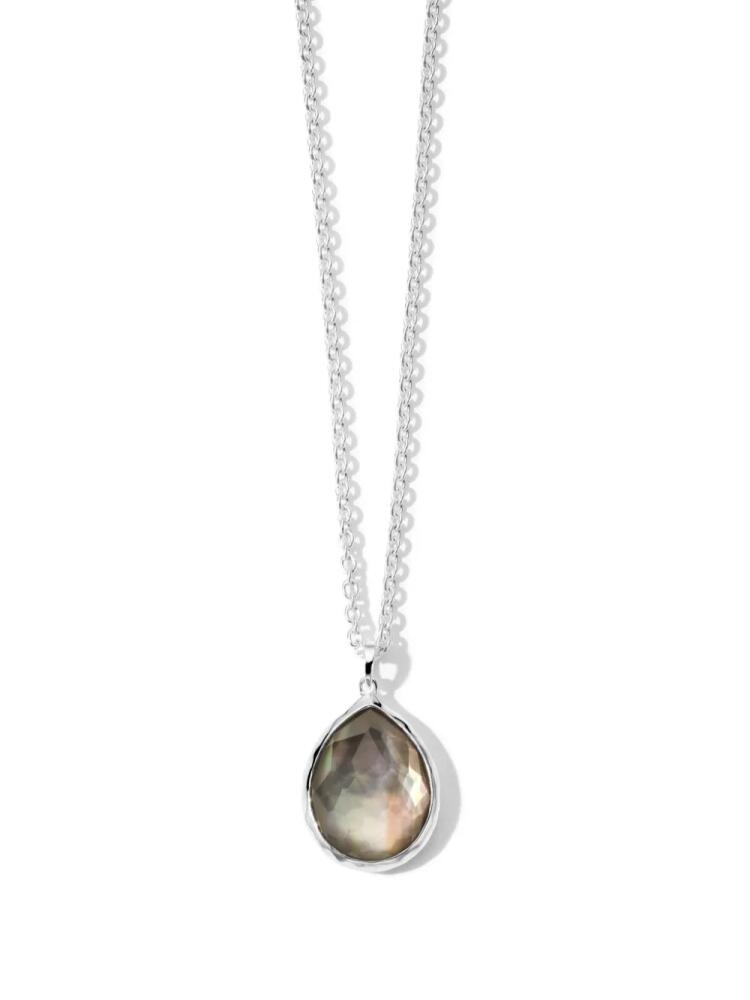 IPPOLITA sterling silver Rock Candy® Mini Teardrop black shell necklace Cover