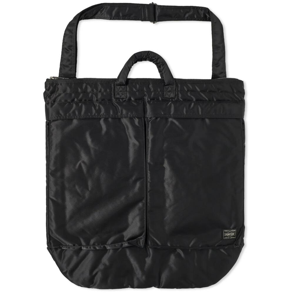 Porter-Yoshida & Co. 2-Way Helmet Bag in Black Cover