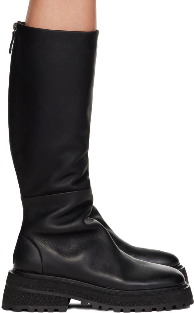 Marsèll Black Carro Boots Cover