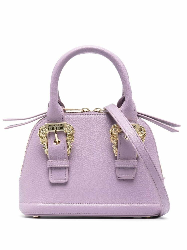 Versace Jeans Couture faux-leather mini tote bag - Purple Cover