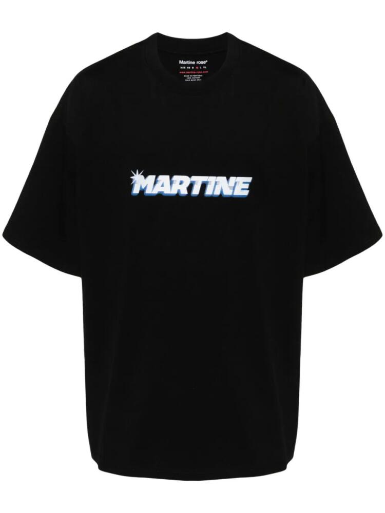 Martine Rose logo-print T-shirt - Black Cover