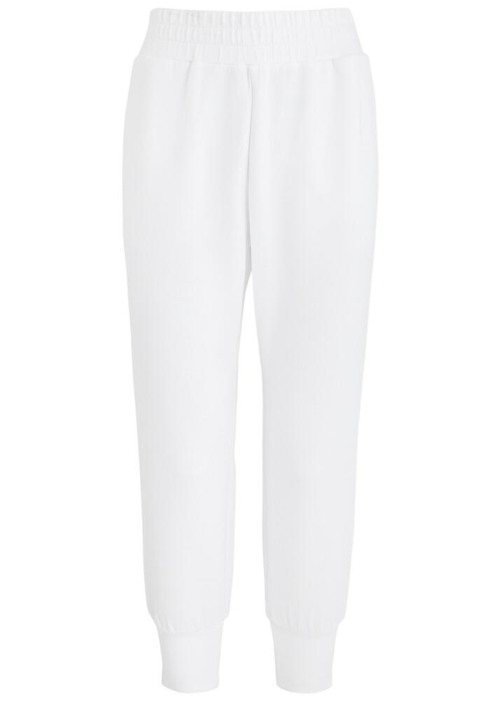 Varley The Slim Cuff Stretch-jersey Sweatpants - White Cover