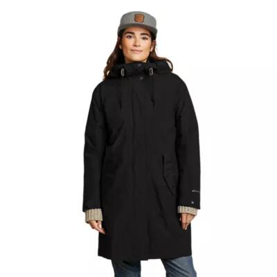 Eddie Bauer Women's Port Townsend Trench Coat Cover