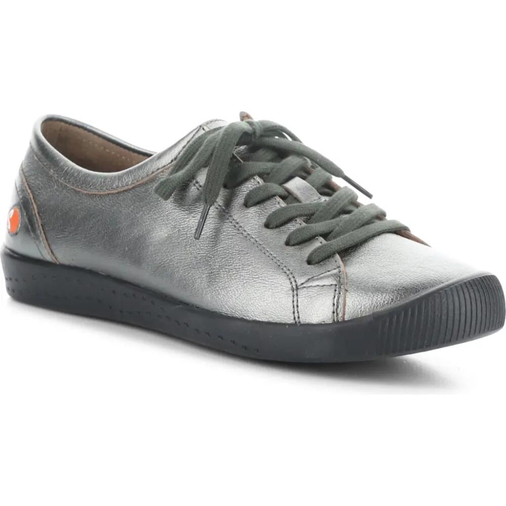 Softinos by Fly London Isla Sneaker in 644 Graphite Laminate Cover