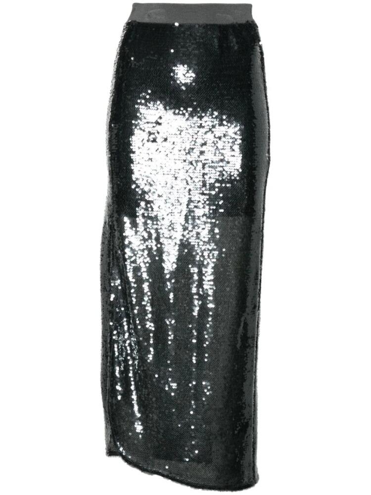 AllSaints Opal sequined midi skirt - Grey Cover