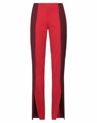 Blumarine Woman Pants Red Polyester, Wool, Elastane Cover