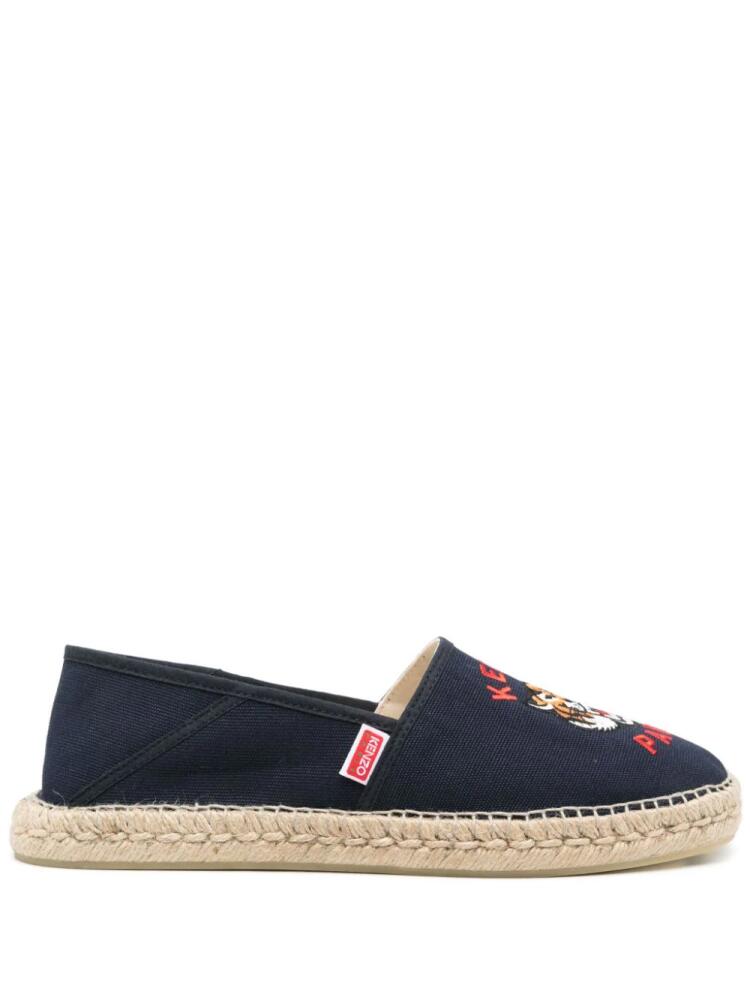 Kenzo 'Kenzo Lucky Tiger' canvas espadrilles - Blue Cover