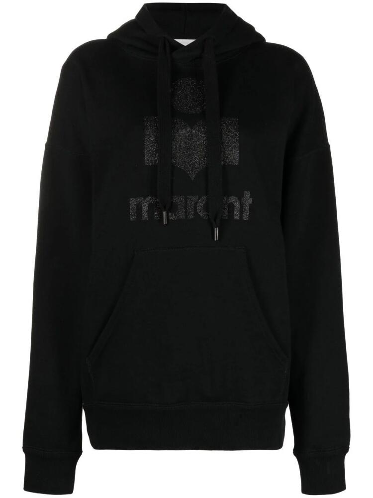 MARANT ÉTOILE logo-print hoodie - Black Cover