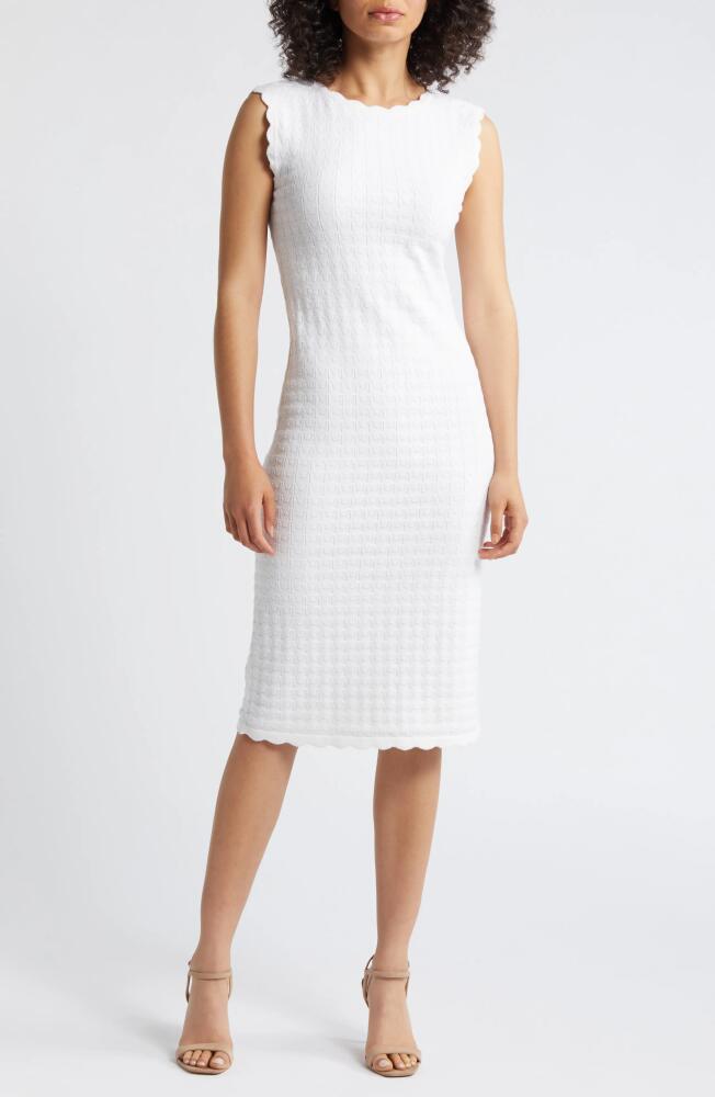 halogen(r) Sleeveless Knit Dress in Bright White Cover