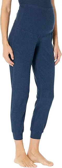 Beyond Yoga Spacedye Maternity Midi Joggers (Nocturnal Navy) Women's Casual Pants Cover