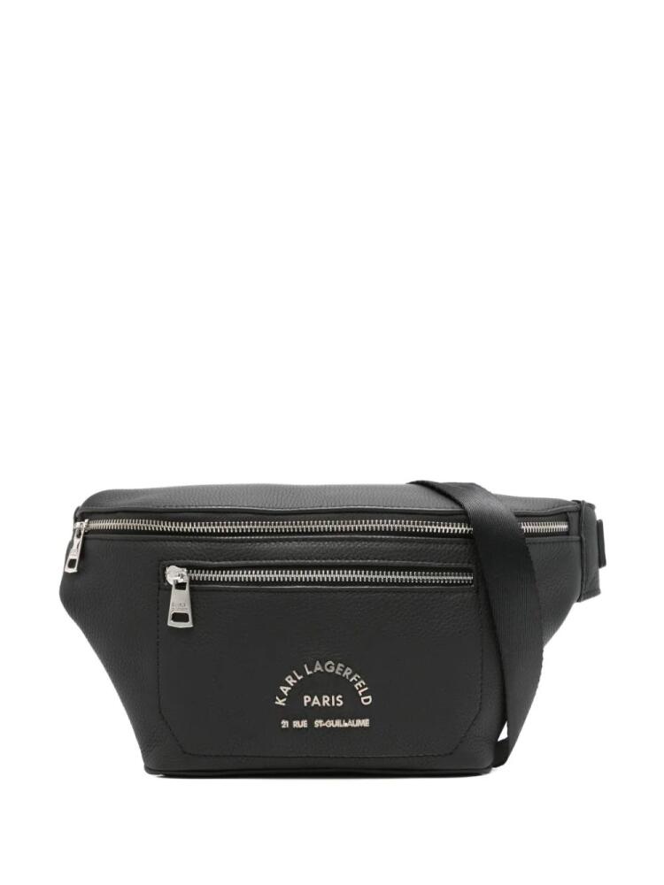 Karl Lagerfeld Rue St-Guillaume belt bag - Black Cover