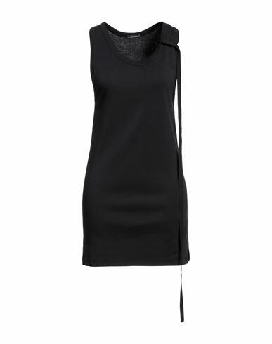 Ann Demeulemeester Woman Mini dress Black Cotton Cover