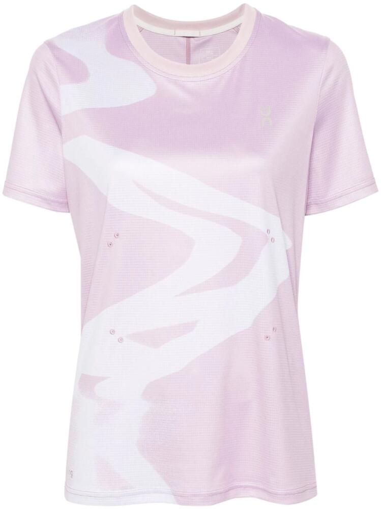 On Running Pace performance T-shirt - Pink Cover