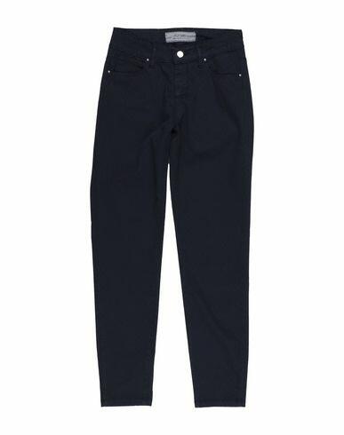 Fly Girl Woman Pants Midnight blue Cotton, Elastane Cover