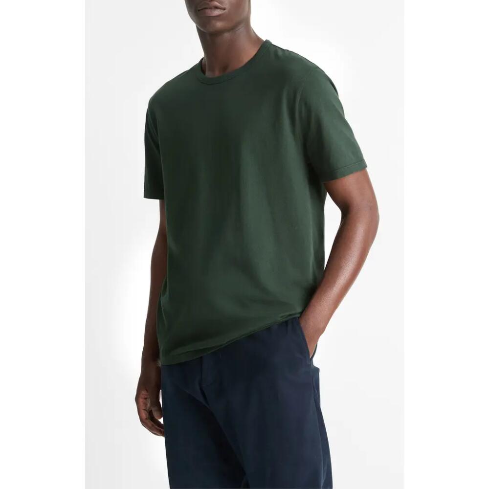 Vince Solid T-Shirt in Washed Deep Jewel Cover