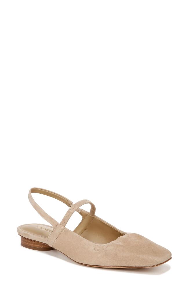 Vince Venice Slingback Flat in Dune Cover