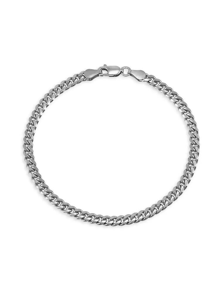 Saks Fifth Avenue Men's Sterling Silver Curb Link Bracelet Cover