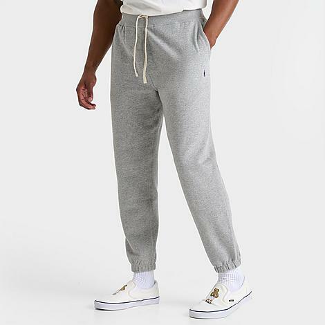 Polo Ralph Lauren Men's Double-Knit Jogger Pants in Grey/Grey Cover