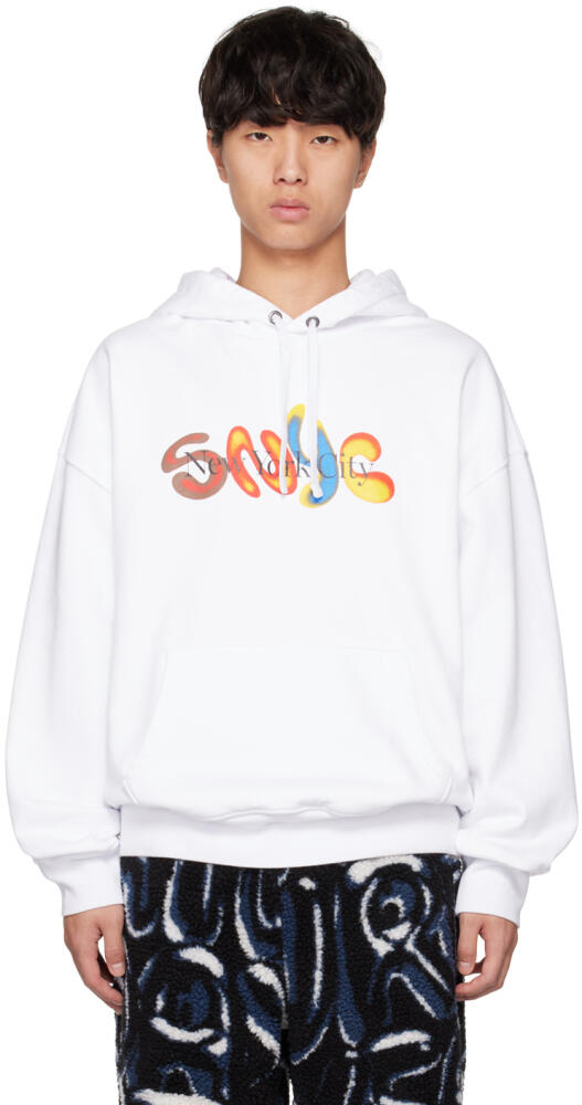 Saturdays NYC White Warren SNYC Airbrush Hoodie Cover