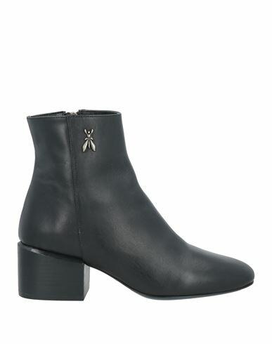 Patrizia Pepe Woman Ankle boots Black Leather Cover