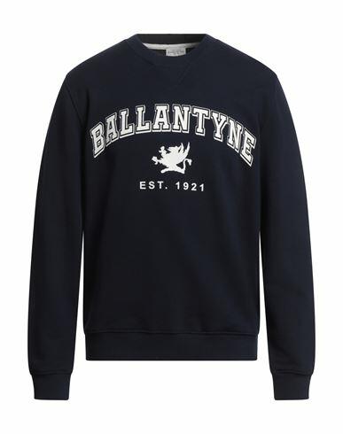 Ballantyne Man Sweatshirt Midnight blue Cotton Cover