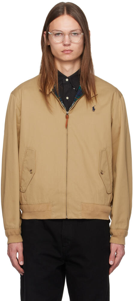 Polo Ralph Lauren Tan Cotton Jacket Cover