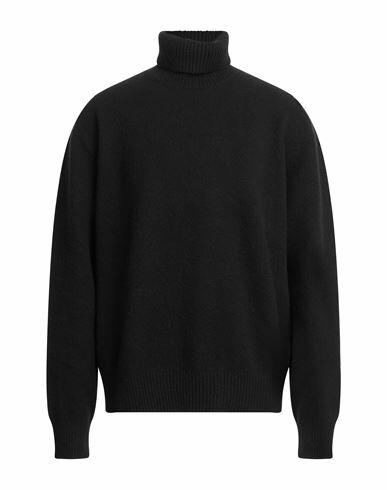 Oamc Man Turtleneck Black Wool, Polyamide, Elastane Cover