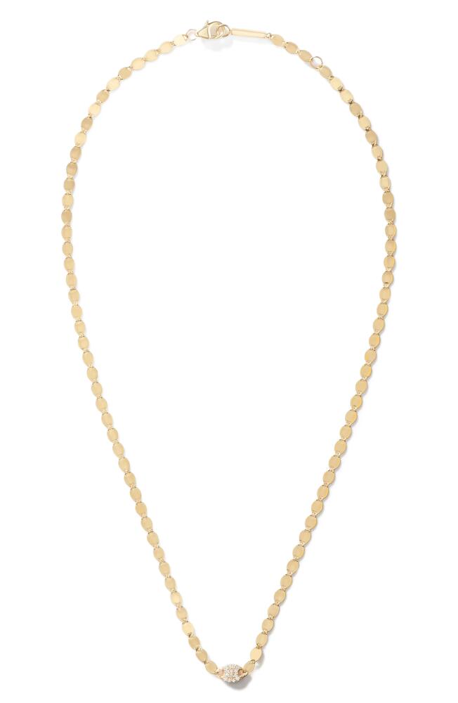 Lana Flawless Nude Diamond Link Chain Necklace in Yellow Gold Cover