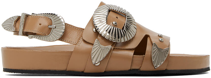 Toga Pulla SSENSE Exclusive Beige Hardware Sandals Cover