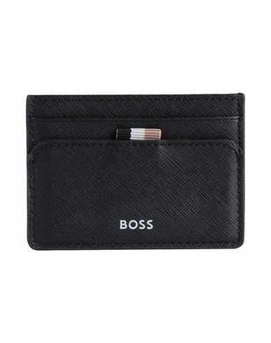 Boss Man Document holder Black Recycled leather Cover