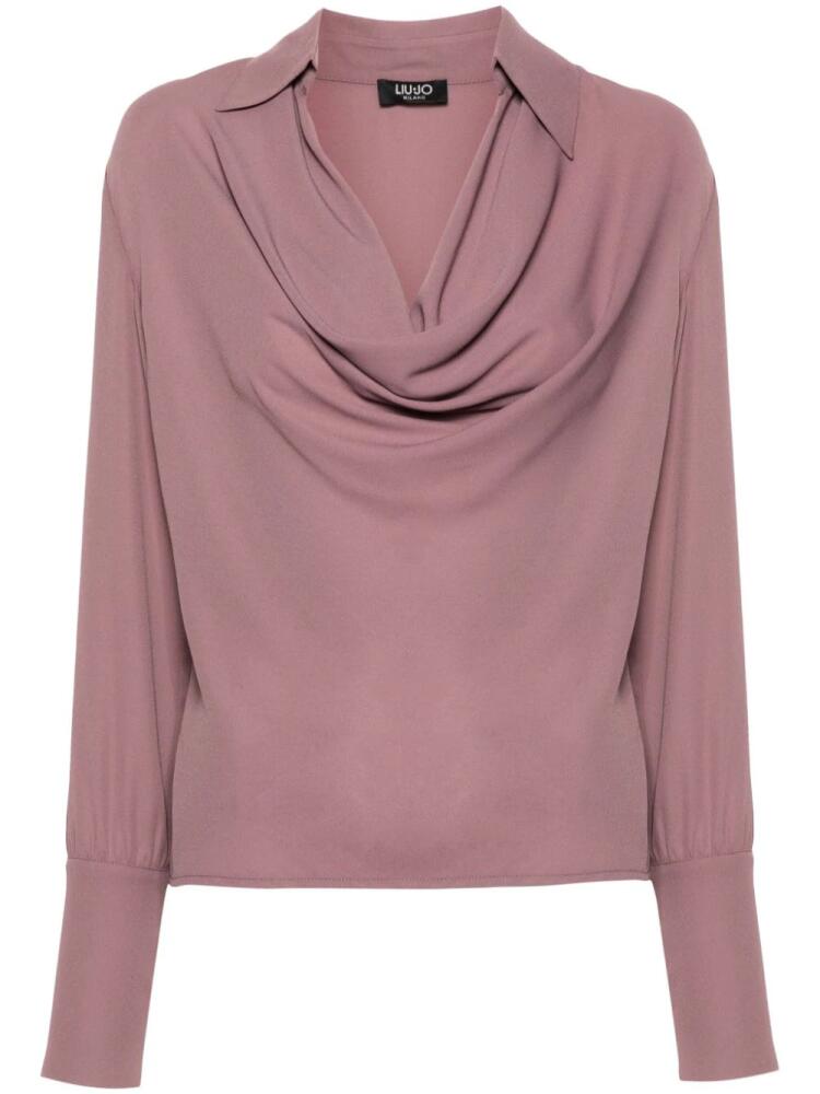 LIU JO georgette blouse - Purple Cover