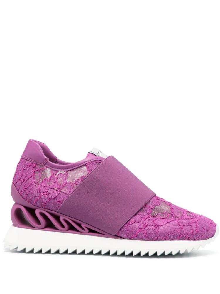 Le Silla Reiko lace sneakers - Purple Cover