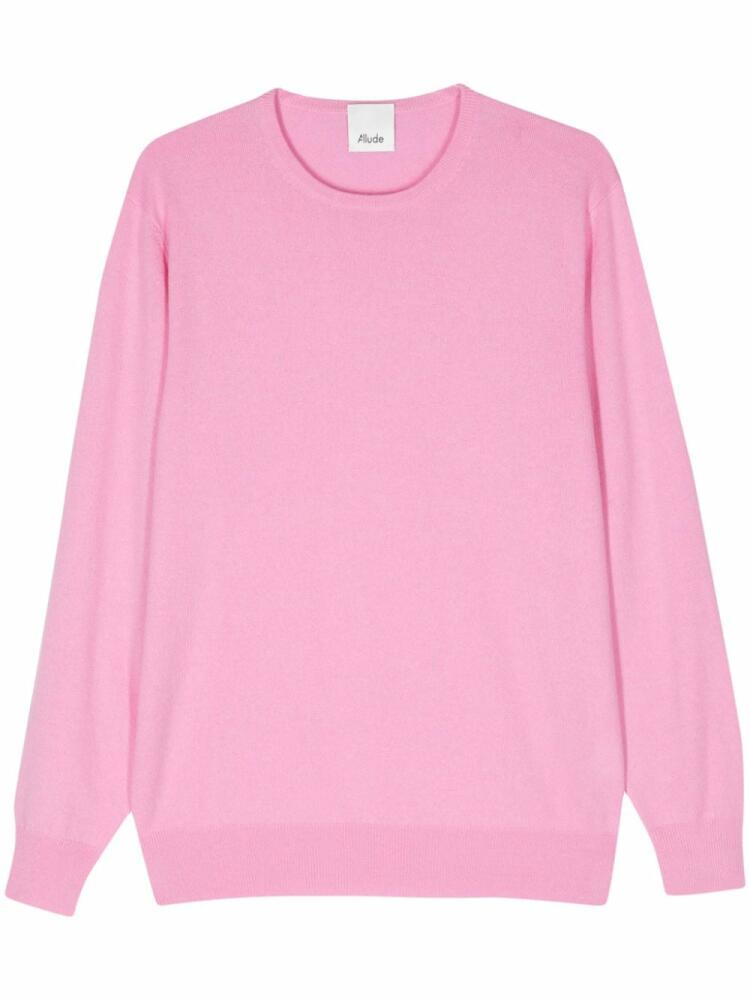 Allude fine-knit cashmere jumper - Pink Cover