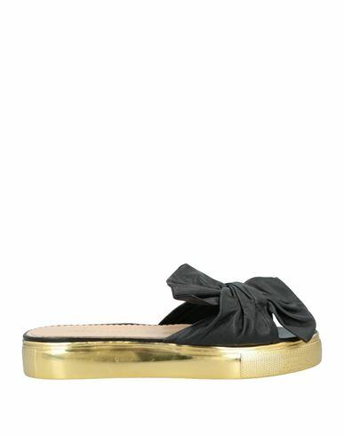 Charlotte Olympia Woman Sandals Black Soft Leather Cover