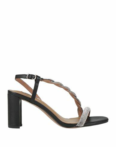 Bibi Lou Woman Sandals Black Leather Cover