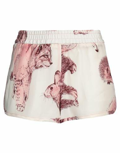 Stella Mccartney Woman Shorts & Bermuda Shorts Light pink Silk Cover