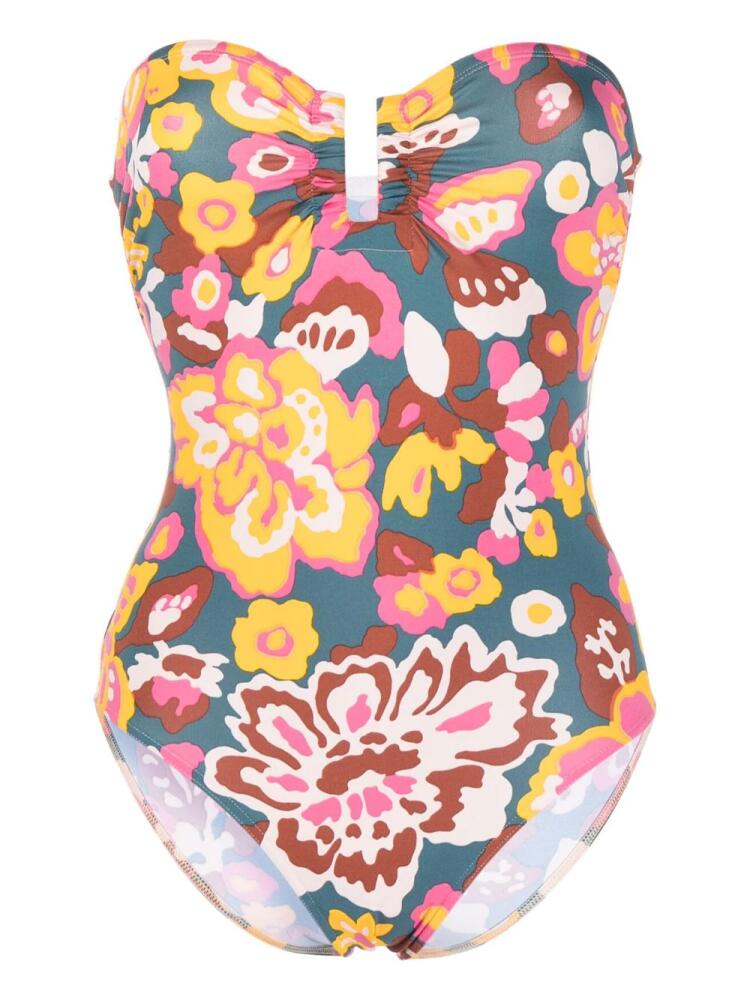 ERES Goyave floral-print swimsuit - Blue Cover