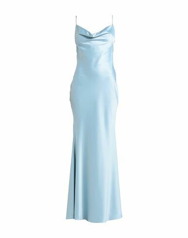 Actualee Woman Maxi dress Sky blue Polyester Cover