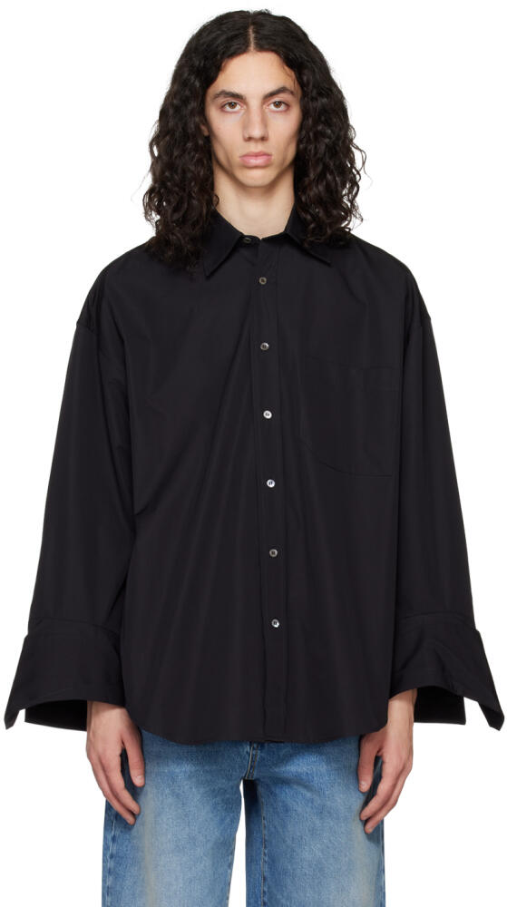 Marina Yee Black Maxi Shirt Cover