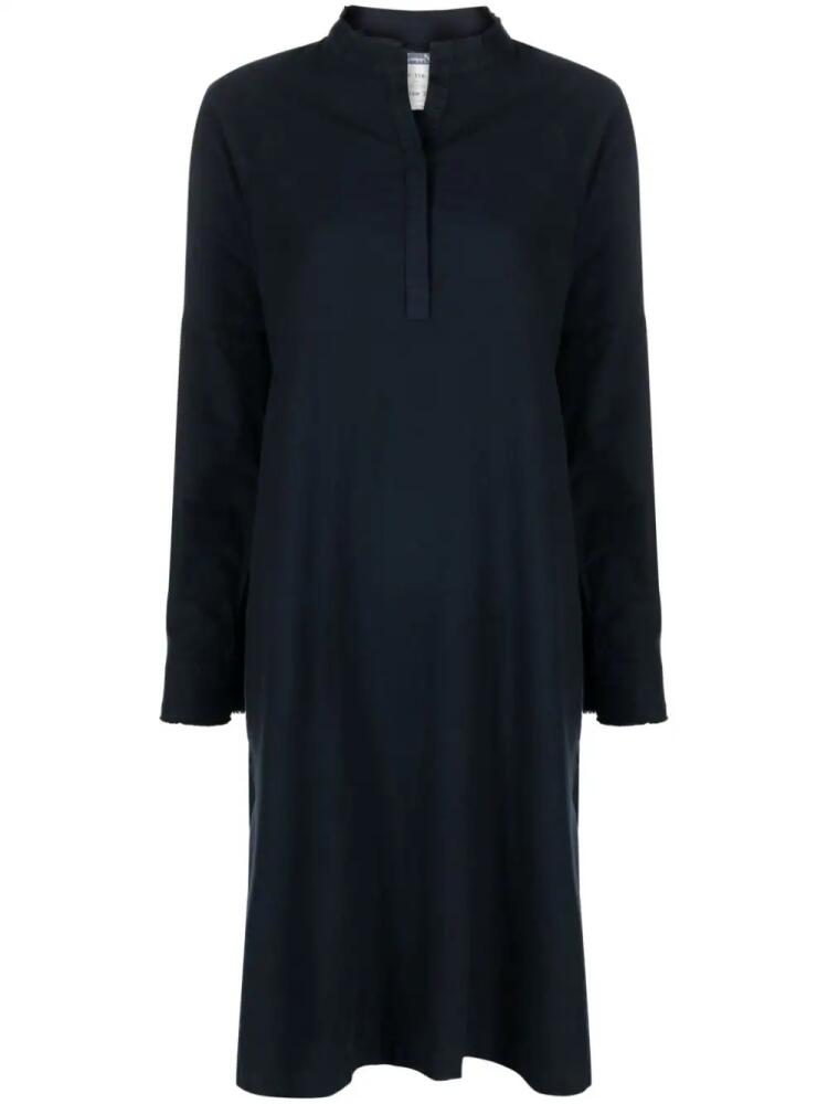 Kristensen Du Nord long-sleeve stretch-cotton shirtdress - Blue Cover