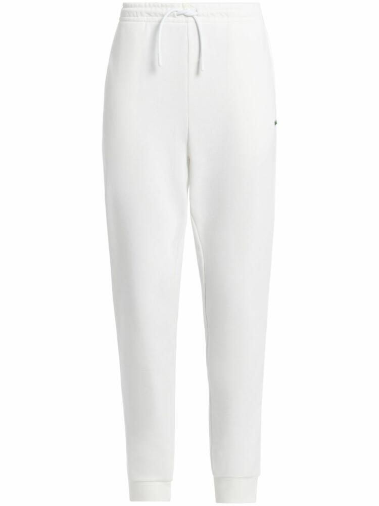 Lacoste organic cotton track pants - White Cover