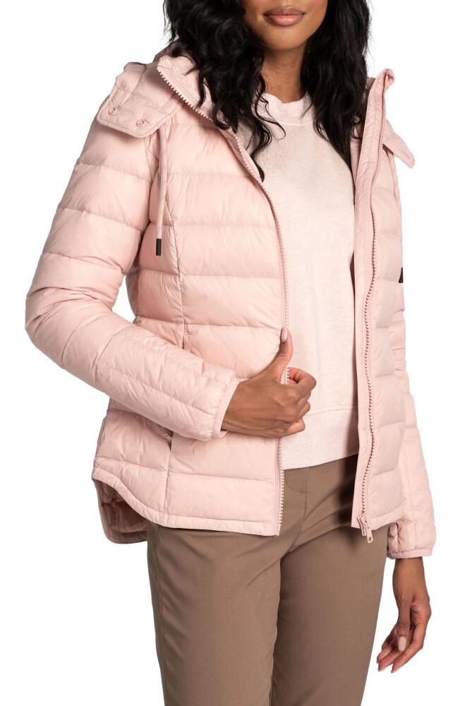 Lole Emeline Water Repellent 550 Fill Power Down Puffer Jacket in Ballerina Cover