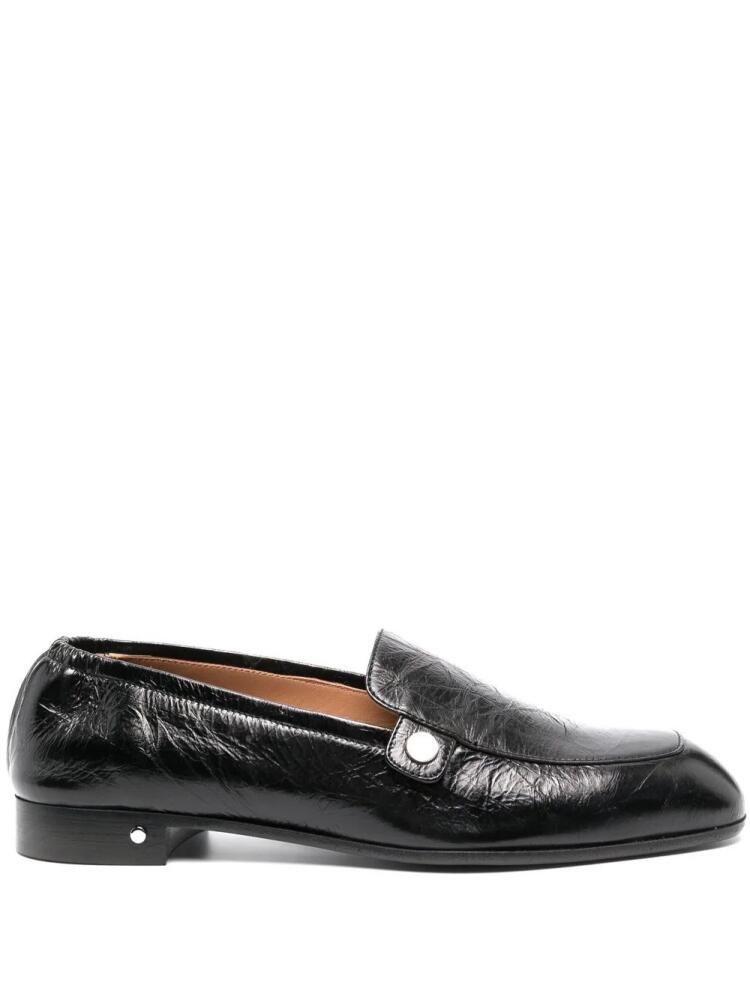 Laurence Dacade creased leather loafers - Black Cover