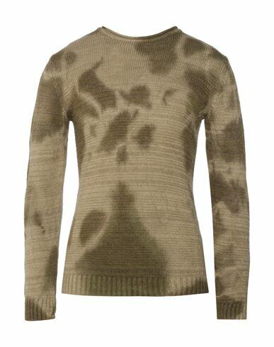 Takeshy Kurosawa Man Sweater Military green Wool, Acrylic Cover