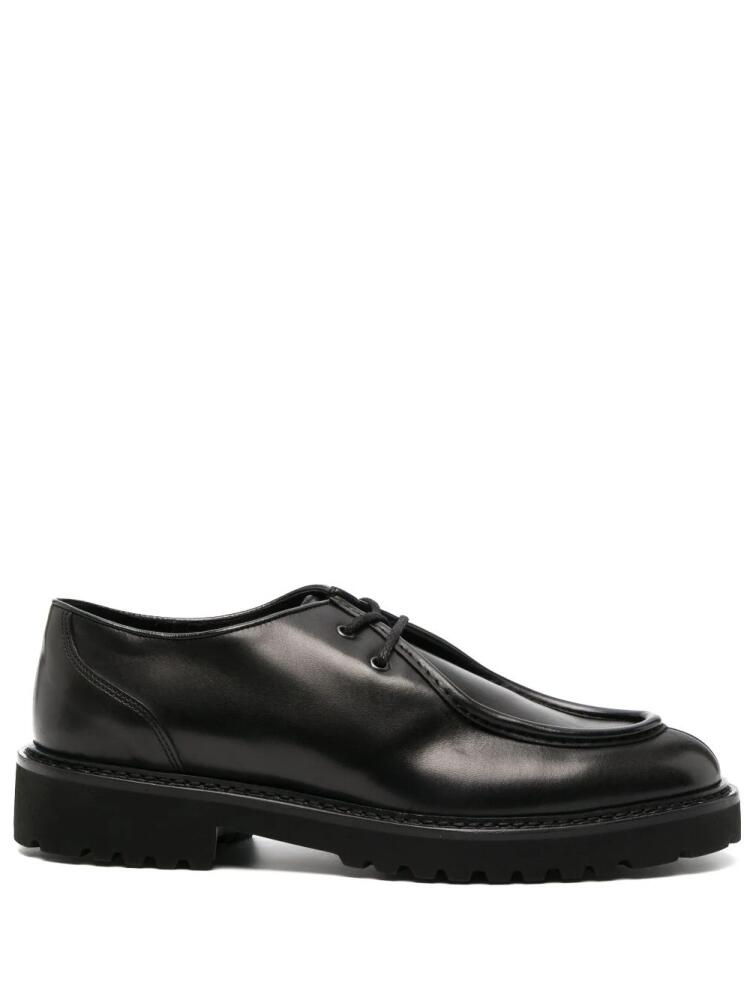 Doucal's leather Derby shoes - Black Cover