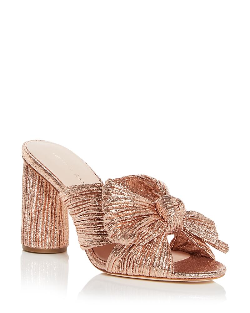 Loeffler Randall Women's Penny Pleated High Heel Slide Sandals Cover