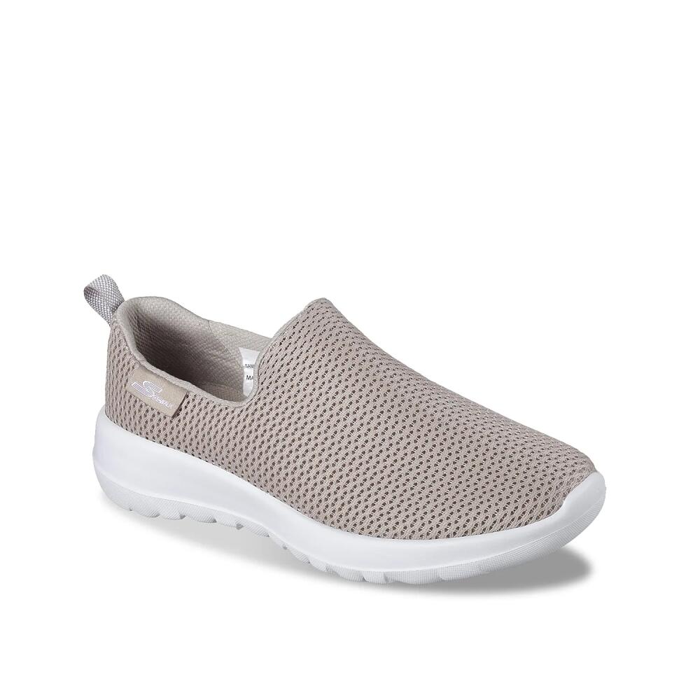 Skechers Wide Width GOwalk Joy SlipOn Sneaker | Women's | Taupe Cover