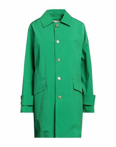 Mackintosh Woman Overcoat & Trench Coat Green Cotton Cover