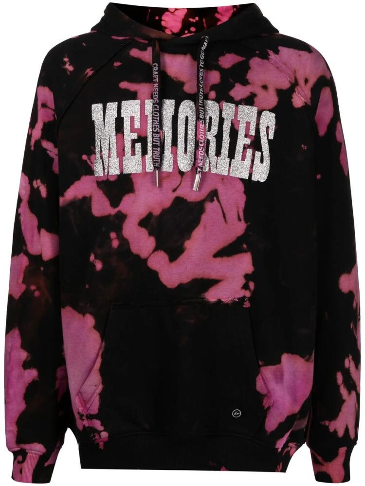 Stain Shade x Hiroshi Fujiwara tie-dye print hoodie - Black Cover