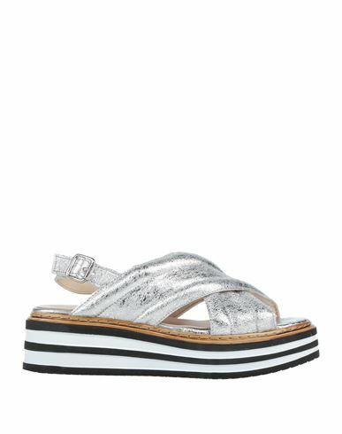 Formentini Woman Sandals Silver Soft Leather Cover